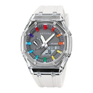 Activa Kaleido x Invicta Men’s Digital Chronograph Watch 53.2mm Modern NEW
